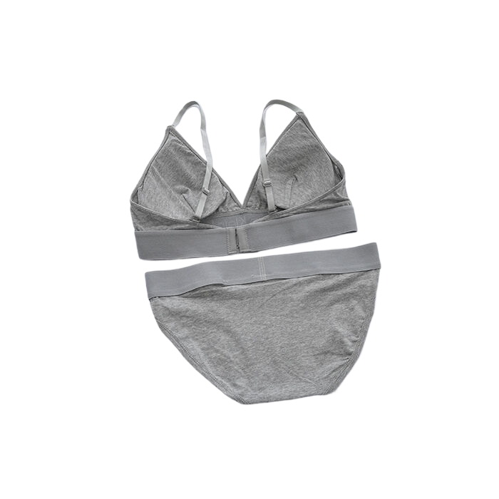 Conjunto Sujetador y Slip Calvin Klein Mujer Gris2